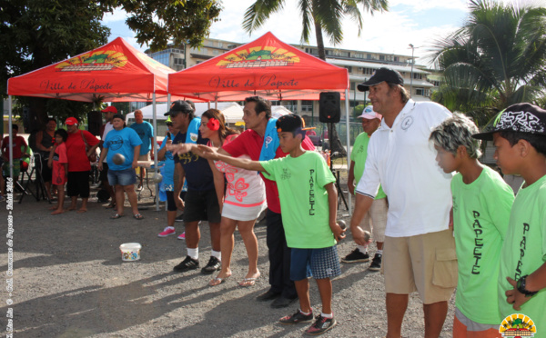 Ouverture du tournoi inter-quartiers de pétanque