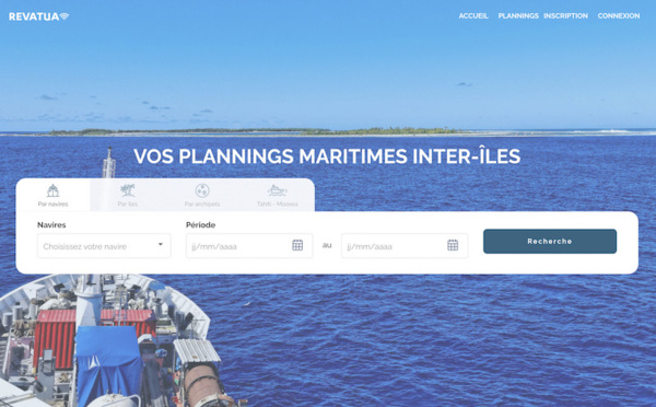 ​Revatua, le téléservice du fret maritime