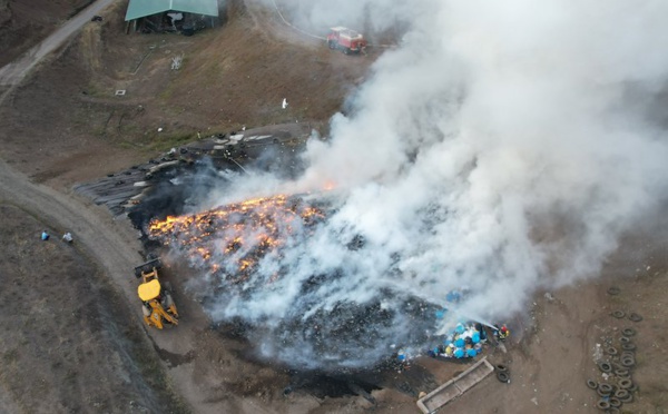 ​Incendie au CET de Ua Pou