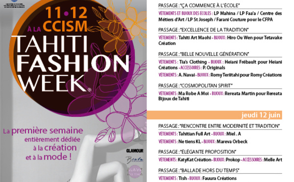 Tahiti Fashion Week: Une semaine dédiée à la mode