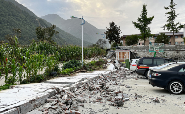Plus de 30 morts en Chine après un séisme de magnitude 6,6