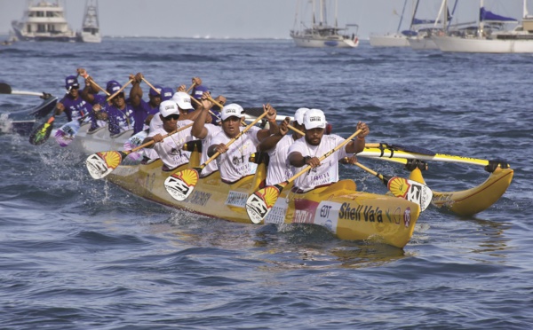 Shell Va'a vise sa première victoire à la Catalina Race