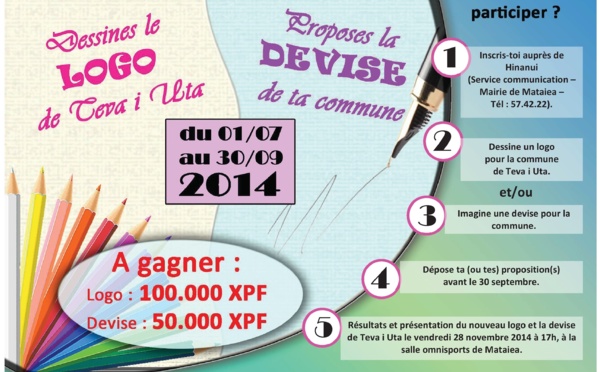 Concours: Dessine le logo et propose la devise de Teva i Uta