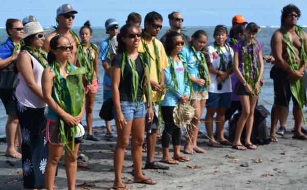 Pointe des pêcheurs à Punaauia : les Hawaiiens sensibilisés