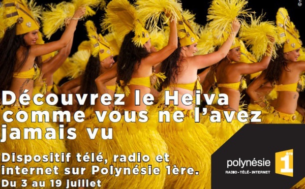 Découvrez le Heiva comme vous ne l'avez jamais vu! sur Polynésie 1ère