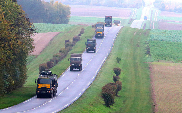 Ukraine: départ de blindés français vers la Roumanie