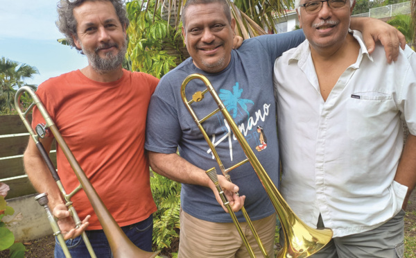 Le tromboniste Luis Bonilla en concert à Tahiti