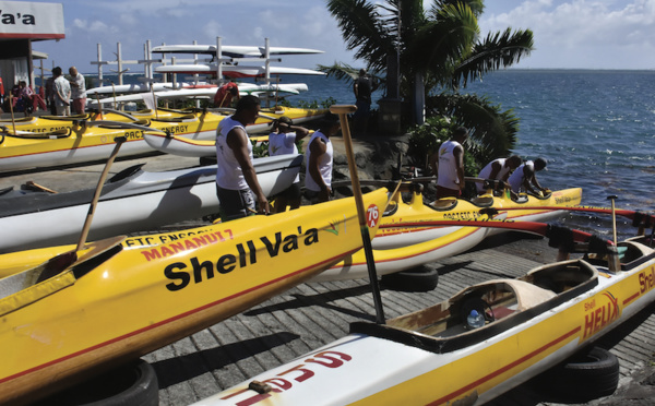 Les vieux bolides de Shell Va'a étaient de sortie