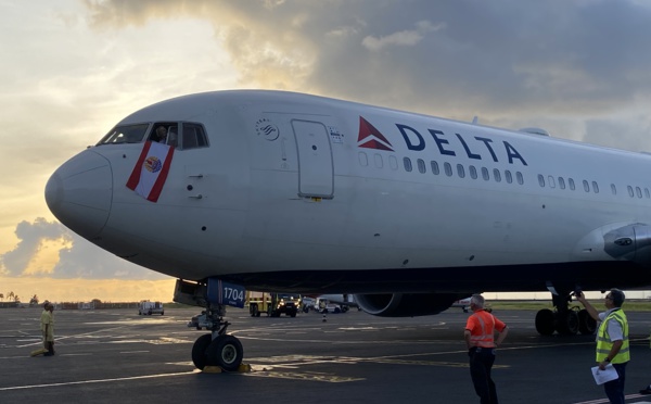 Delta Airlines s’implante provisoirement à Tahiti