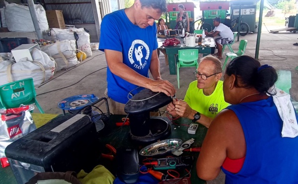 Rangiroa pleine de ressources pour le recyclage