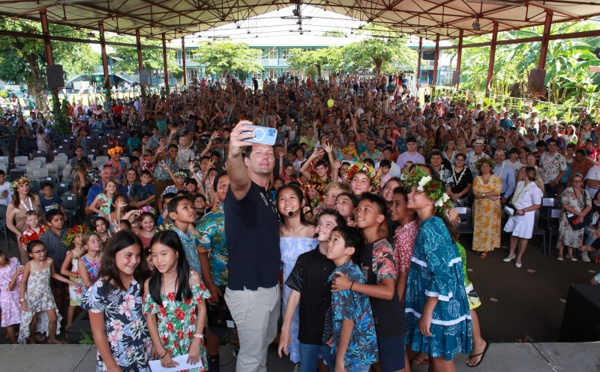 Thomas Pesquet à Tahiti, le rêve devenu réalité