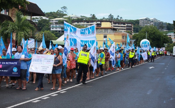 Réforme nationale des retraites : 650 manifestants mardi à Papeete