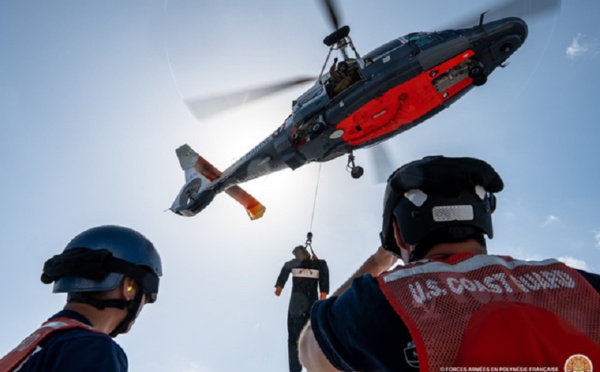 Exercice de haut vol au large