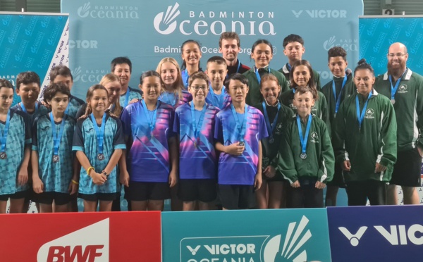 Des espoirs brillants aux Oceania de badminton