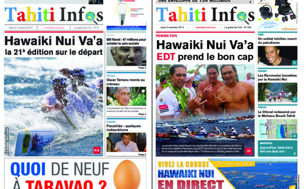 Anniversaire: Tahiti Infos en version papier, 2 ans déjà !