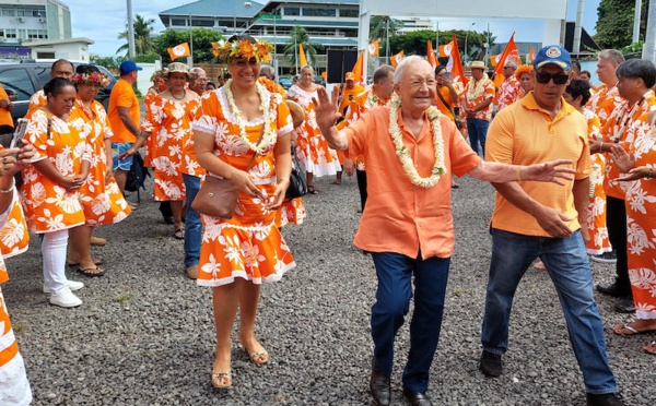 Un millier de militants orange à Mamao