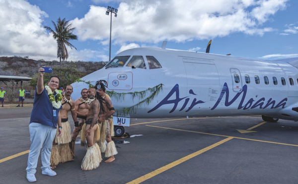 ​Air Moana se pose en Terre des hommes