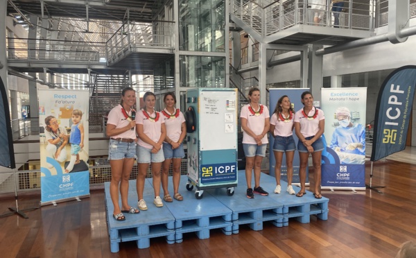 L'équipe de Cap Optimist inaugure un totem pour les enfants malades de cancer au CHPF