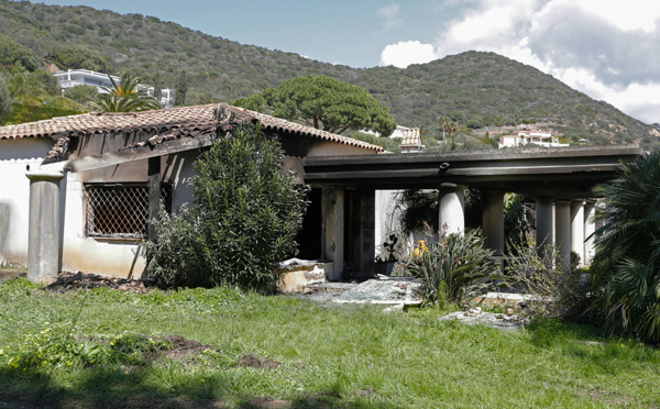 Corse: une villa d'une élue endommagée par un incendie probablement criminel