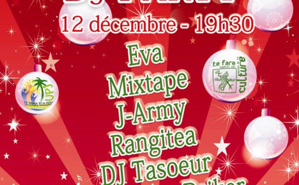 La Xmas DJ Party va réchauffer Toata pour la bonne cause