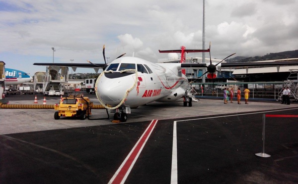 Air Tahiti a baptisé Heireva, son ATR72-600 arrivé la semaine dernière