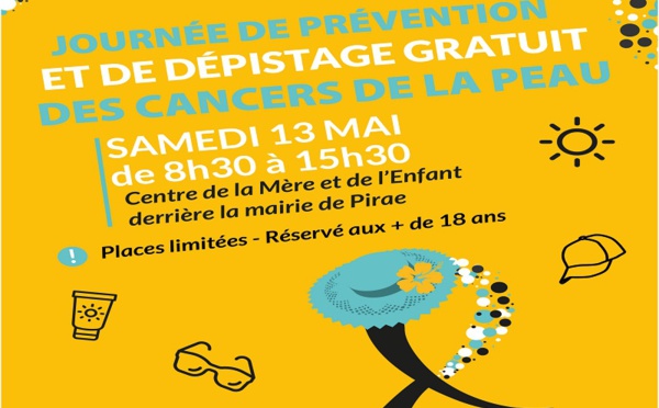 Cancer de la peau, une opération de dépistage gratuit le 13 mai