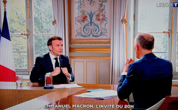 Macron vante des investissements record et un pays qui "avance" après la crise des retraites