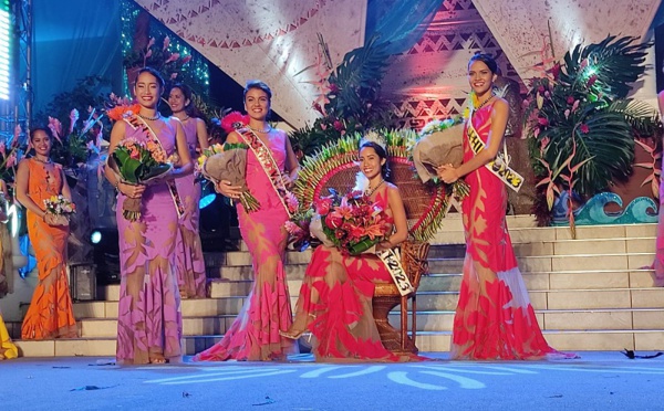 Ravahere Silloux couronnée Miss Tahiti
