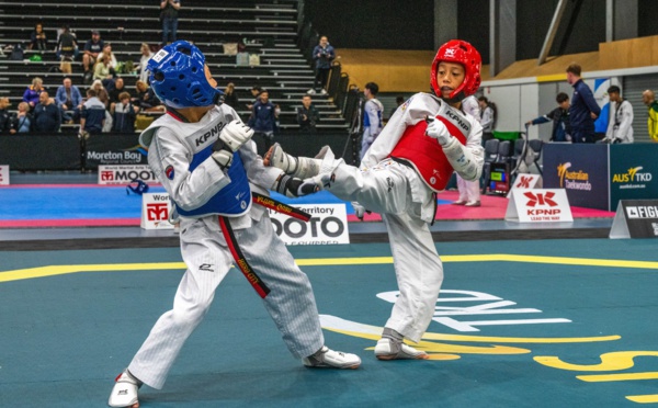 Le taekwondo tahitien brille en Australie
