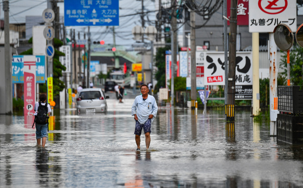 Au Japon, le bilan des pluies torrentielles estimé à six morts