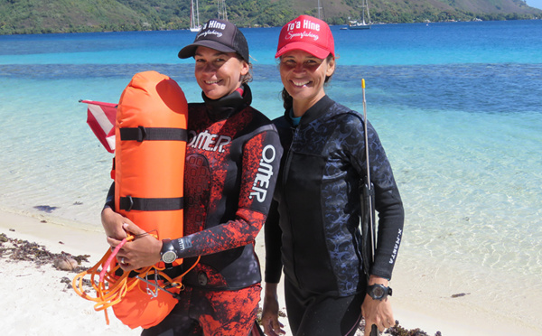 Première participation féminine tahitienne au championnat du monde de chasse sous-marine