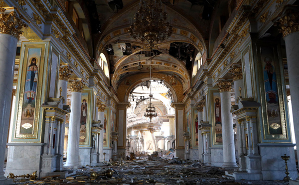 La cathédrale d'Odessa touchée, Poutine affirme que la contre-offensive ukrainienne a "échoué"