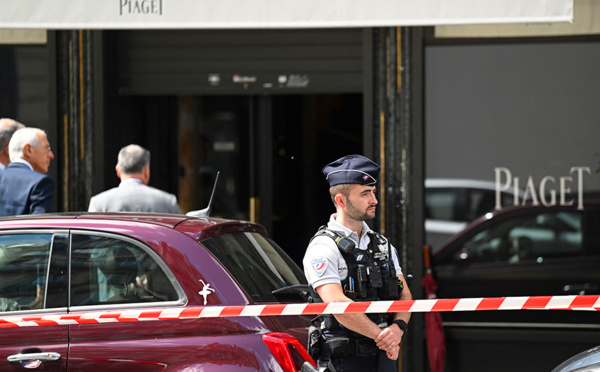 Braquage d'une joaillerie Piaget à Paris, 10 à 15 millions d'euros de préjudice