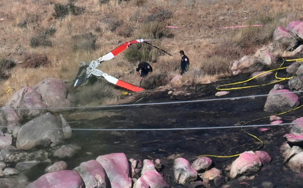 Trois morts dans la collision de deux hélicoptères mobilisés contre un incendie en Californie