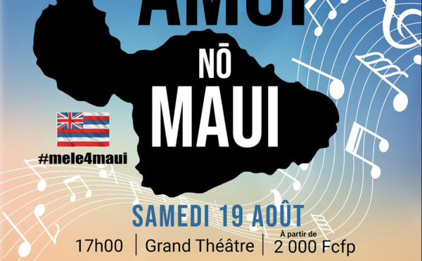 ​Un concert de soutien pour les sinistrés de Hawaï