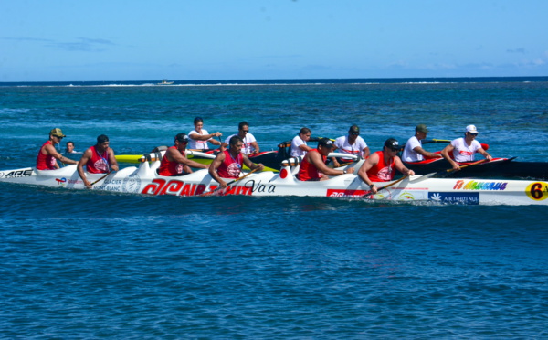 Le Team Air Tahiti Va'a remporte sa course