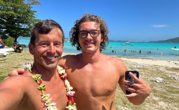 Tahiti Swimming Dream : Nael Roux établit un record entre Tahiti et Moorea