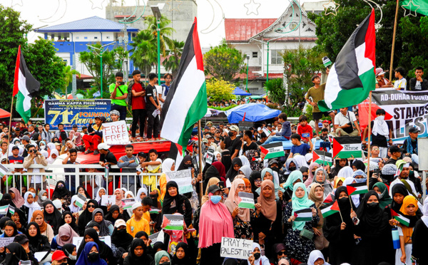 Guerre Israël/Hamas: aux Philippines, des milliers de manifestants demandent l'arrêt des bombardements