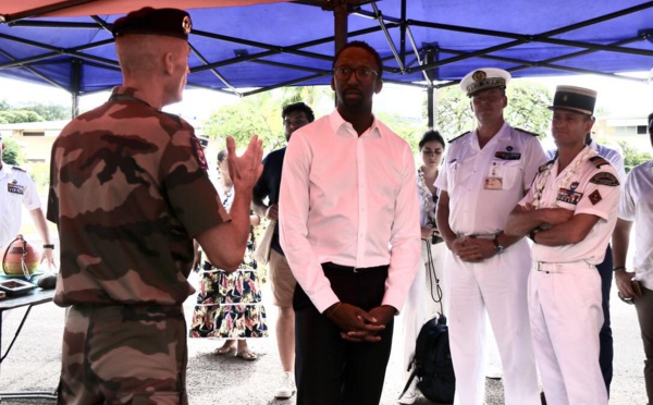 La filière “métiers de la mer” du RSMA à l'honneur lors de la visite d'Hervé Berville  