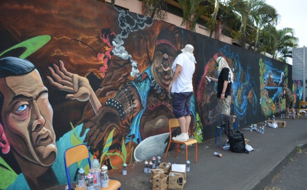 Les meilleurs graffeurs du monde offrent un nouveau visage à Papeete