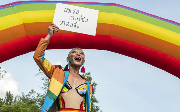 Le mariage gay légalisé en Thaïlande, une première en Asie du Sud-Est