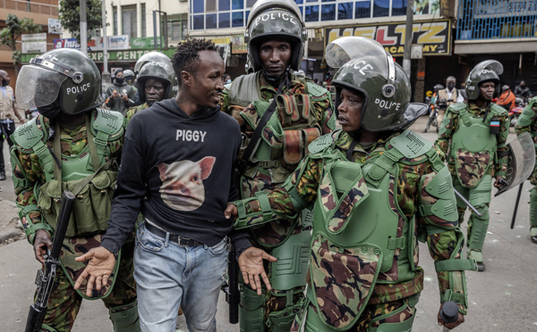 Manifestations au Kenya: faible mobilisation à Nairobi, quelques échauffourées