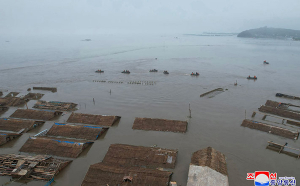 Corée du Nord: les inondations pourraient avoir fait jusqu'à 1.500 morts