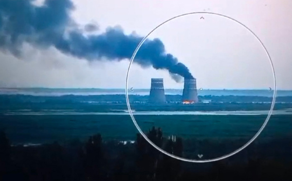 Ukraine: incendie dans le système de refroidissement de la centrale nucléaire de Zaporijjia