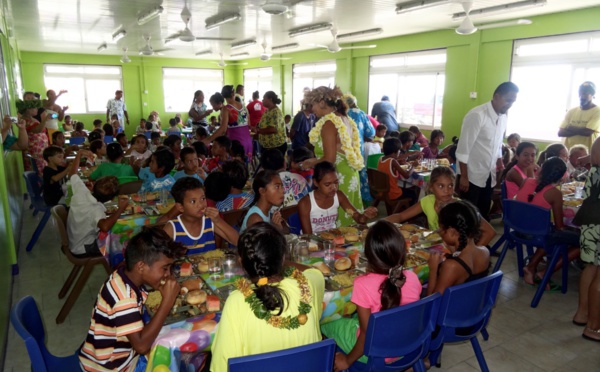 Makemo : Inauguration de la cantine communale de l’école primaire Arikitamiro