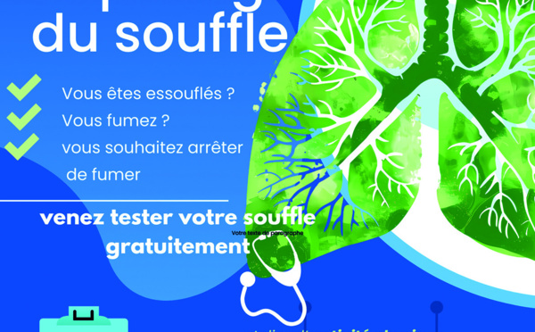 JOURNÉE DÉPISTAGE DU SOUFFLE LE JEUDI 17 OCTOBRE AU FARE POTE'E DU JARDIN DE PAOFAI - TOATA PAPEETE