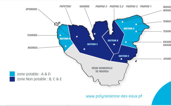 Moorea vise de distribuer de l'eau potable partout sur l'île d'ici six ans