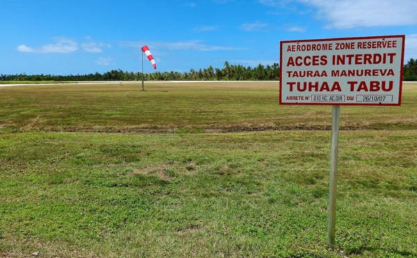 À Tikehau, l'aérodrome s'apprête à faire peau neuve