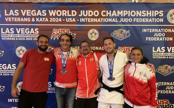 Trois médailles au championnat du monde vétérans de judo