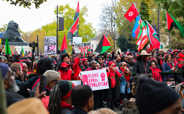 A Paris, des milliers de personnes "vent debout" contre la vie chère en Outre-mer